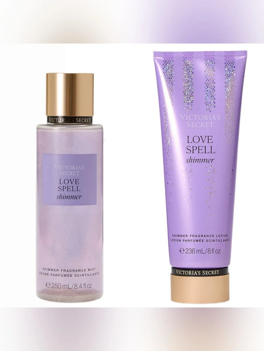 Shimmer Body Lotion & Mist Set in Love Spell by Victoria’s Secret - NEW - Picture 4 of 4